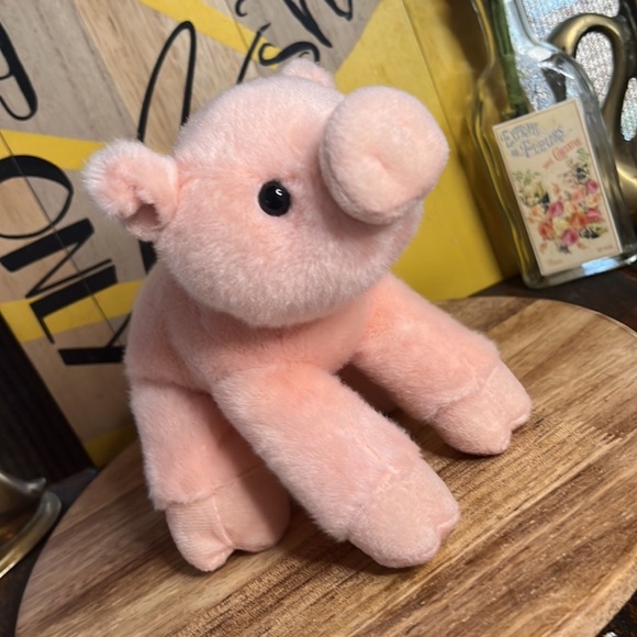 Mini Flopsie Percy Pink Piggy 8" Plush New Aurora Eco Friendly - Picture 11 of 17